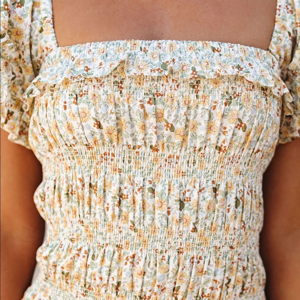 VICI NWT smocked Daisey Dress